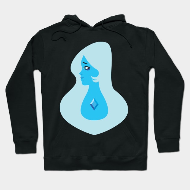 Blue Diamond Hoodie by sammiesque